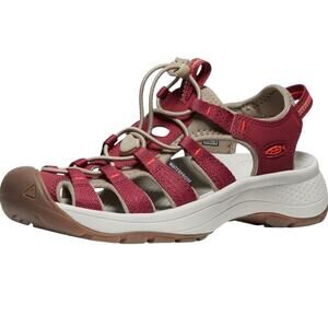 Keen Astoria West Sandals Women’s 8.5 Waterproof Red Trail Hiking Sandals